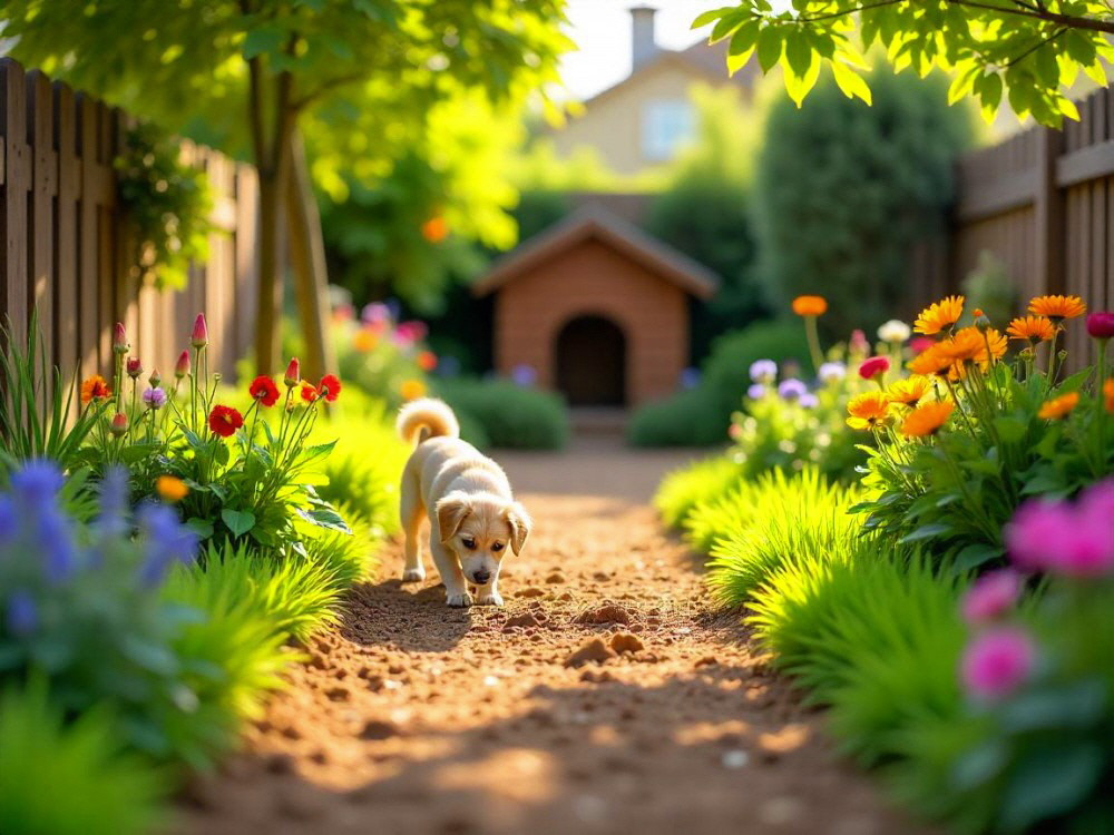 Haustierfreundlicher Garten