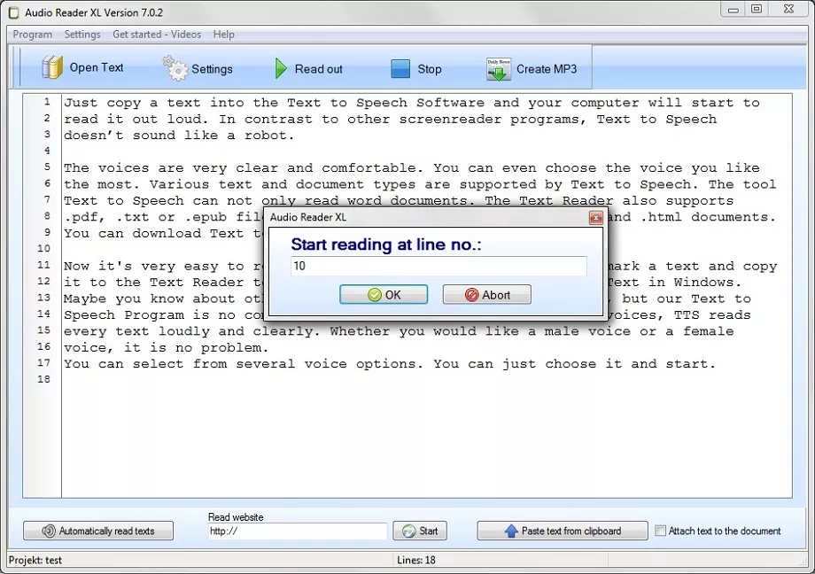 Text Reader Software